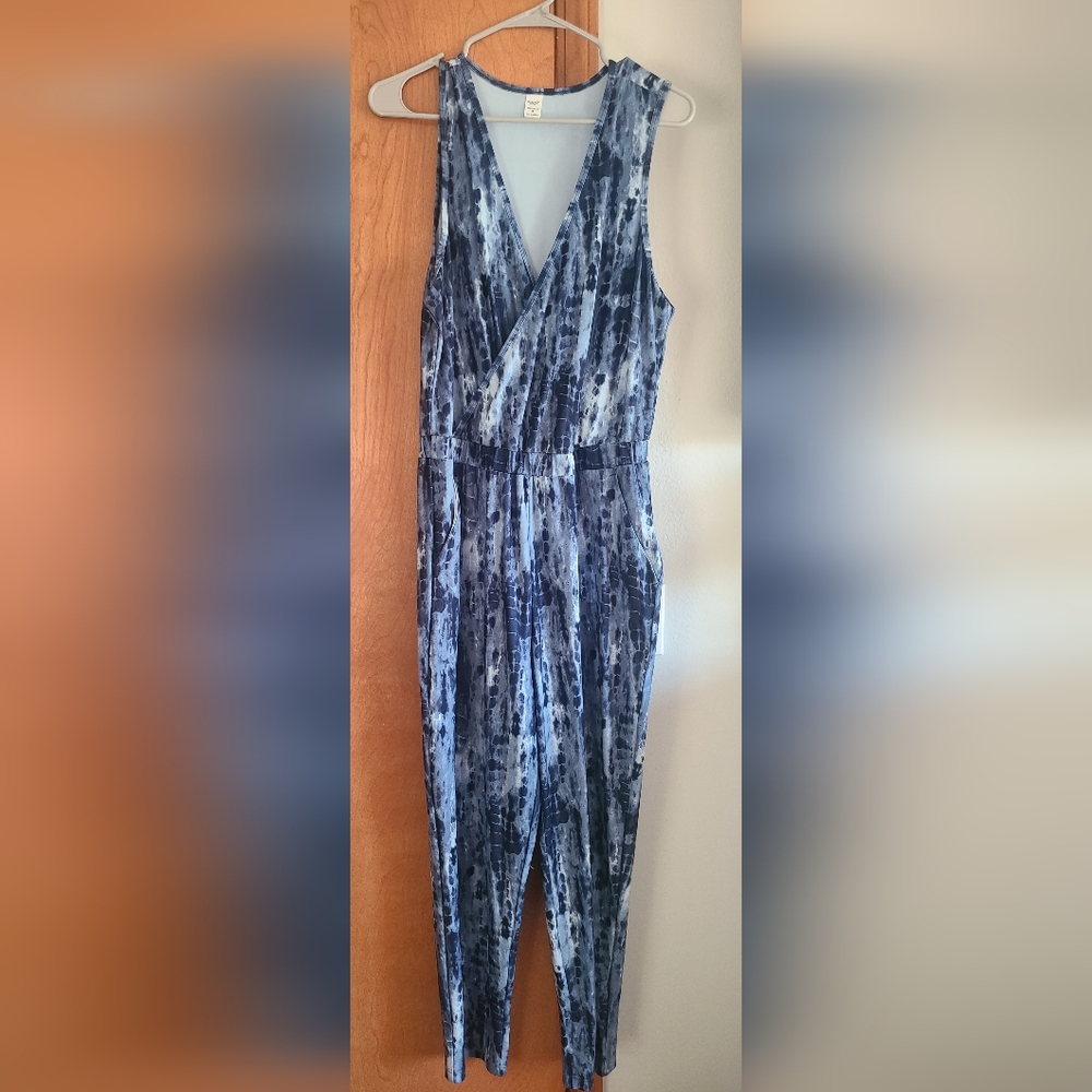 Old Navy Royal Blue Tie Dye Romper